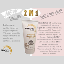 Load image into Gallery viewer, SUNSKIN Sanitizing Hand & Nail Cream