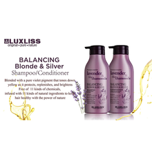 Load image into Gallery viewer, LUXLISS Balancing Hair Care | Provence Surprise Lavender & Blue Chamomile Shampoo