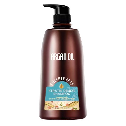 Moroccan Argan Oil | Argan Oil Shampoo – Keratin Deluxe Sulfate Free  750ml.