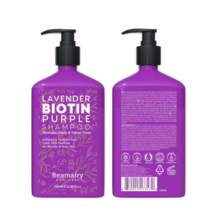 BEAMARRY New York | Lavender Biotin Purple Shampoo 380ml.