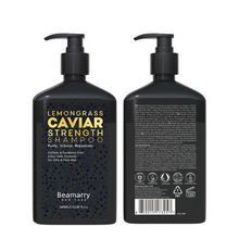 Load image into Gallery viewer, BEAMARRY New York | Lemongrass Caviar Strength Shampoo 380ml.