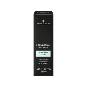 Sans Soucis | Pure Matt Foundation for Impure Oily Skin 30ml.