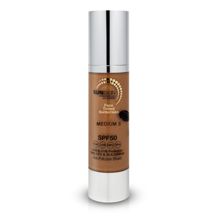 SUNSKIN | FACE Tinted Cream-Gel Sunscreen SPF50 Airless Bottle