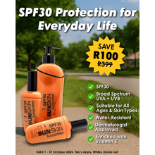Load image into Gallery viewer, SUNSKIN | Original SPF30 Body &amp; Face Sunscreen Twin Pack 250ml.