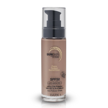 Load image into Gallery viewer, SUNSKIN | FACE Tinted Cream-Gel Sunscreen SPF50 Glass Bottle