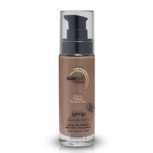 Load image into Gallery viewer, SUNSKIN | FACE Tinted Cream-Gel Sunscreen SPF50 Glass Bottle