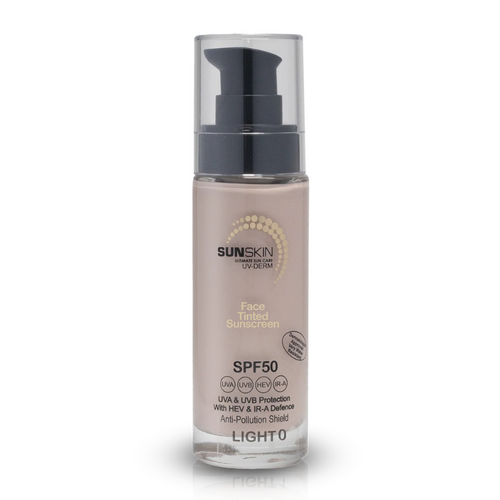SUNSKIN | FACE Tinted Cream-Gel Sunscreen SPF50 Glass Bottle