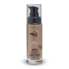 Load image into Gallery viewer, SUNSKIN | FACE Tinted Cream-Gel Sunscreen SPF50 Glass Bottle
