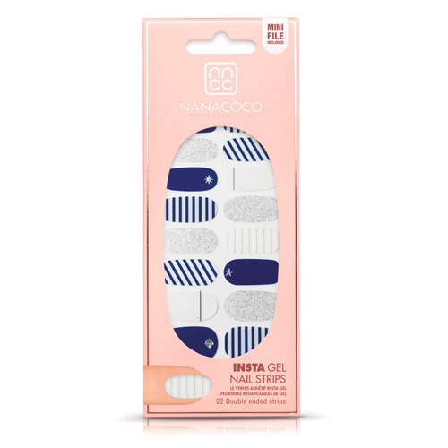 Nanacoco Professional | Insta Gel Nail Strips-Bon Voyage-Gloss