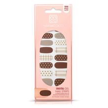 Load image into Gallery viewer, Nanacoco Professional | Insta Gel Nail Strips-Box of Chocolates-Matte