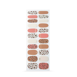 Nanacoco Professional | Insta Gel Nail Strips-Leopard-Matte