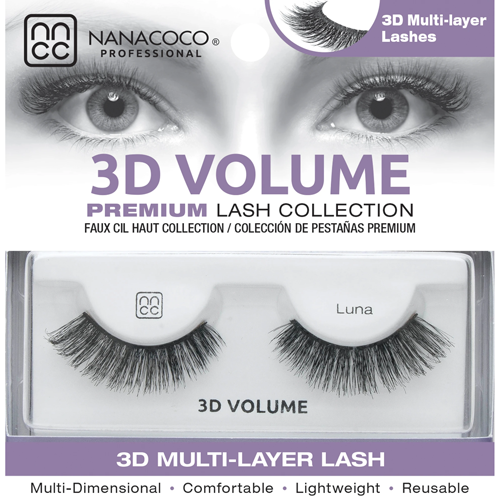 Nanacoco Professional | 3D Volume Lashes–Luna