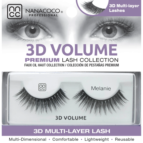 Nanacoco Professional | 3D Volume Lashes–Melanie