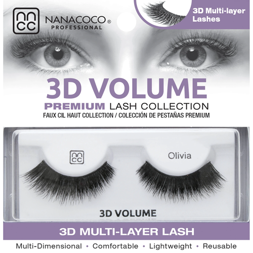 Nanacoco Professional | 3D Volume Lashes–Olivia