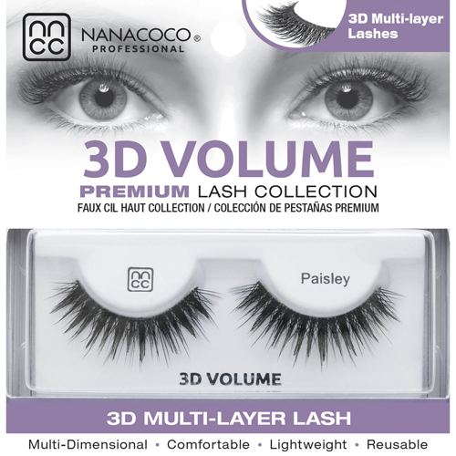 Nanacoco Professional | 3D Volume Lashes–Paisley