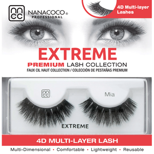 Nanacoco Professional | Extreme Lashes–Mia (Black 4D)
