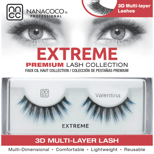 Nanacoco Professional | Extreme Lashes–Valentina (Blue 3D)