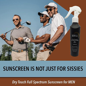 SUNSKIN UV-Derm SPF50 Sunsation Body & Face Sunscreen Dry Touch Spray for Men 150ml.