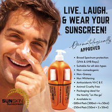 Load image into Gallery viewer, SUNSKIN | Original SPF50 Body &amp; Face Sunscreen Twin Pack 250ml.