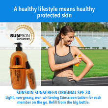 Load image into Gallery viewer, SUNSKIN | Original SPF30 Body &amp; Face Sunscreen Lotion Refill Pack 500ml.