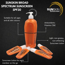 Load image into Gallery viewer, SUNSKIN | Original SPF30 Body &amp; Face Sunscreen Lotion Pack 500ml.