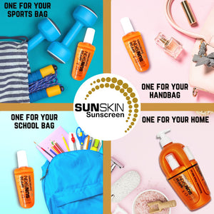 SUNSKIN | Original SPF30 Body & Face Sunscreen Lotion Pack 500ml.