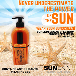 SUNSKIN | Original SPF50 Body & Face Sunscreen Lotion Refill Pack 500ml.