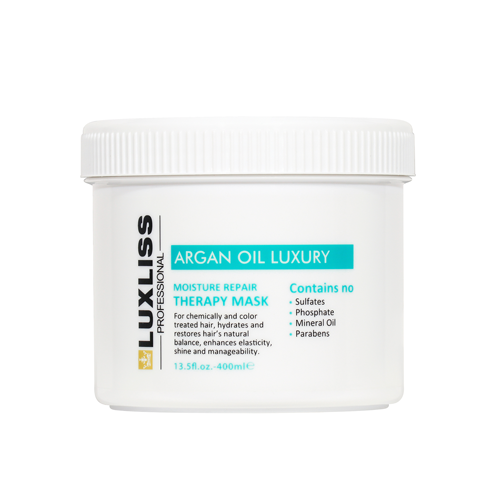 LUXLISS Argan Oil Luxury Moisture Therapy Repair Mask 400ml.
