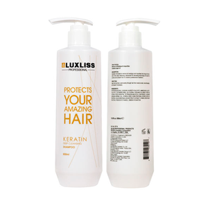 LUXLISS Keratin Treatment | Keratin Deep Cleansing Shampoo 500ml.