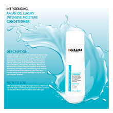 Load image into Gallery viewer, LUXLISS Argan Oil Luxury Intensive Moisture Conditioner 250ml.