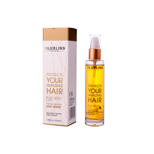 LUXLISS Keratin Treatment | Keratin Protein Replenish Hair Serum 50ml.